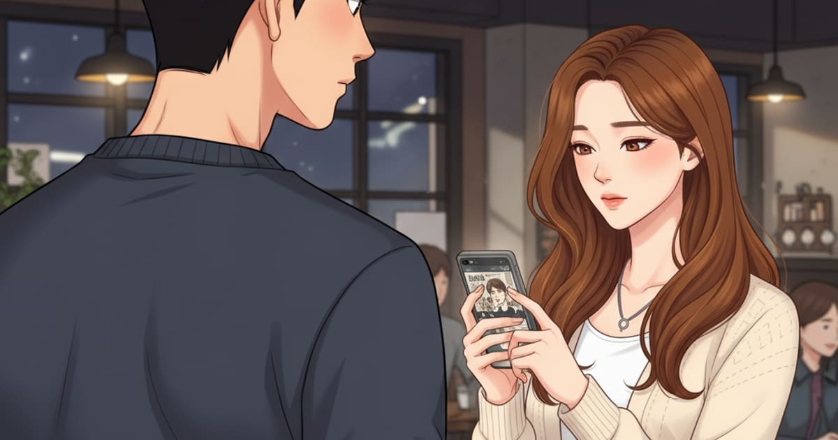 Webtoon-style AI comic panel 1 — Korean webtoon page generated with Tervix's AI Webtoon Generator