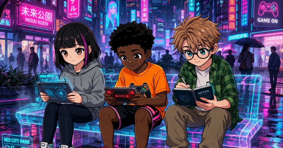 The Digital Defenders: CIVIX Adventure, a Cyberpunk comic by Zachary Winderl