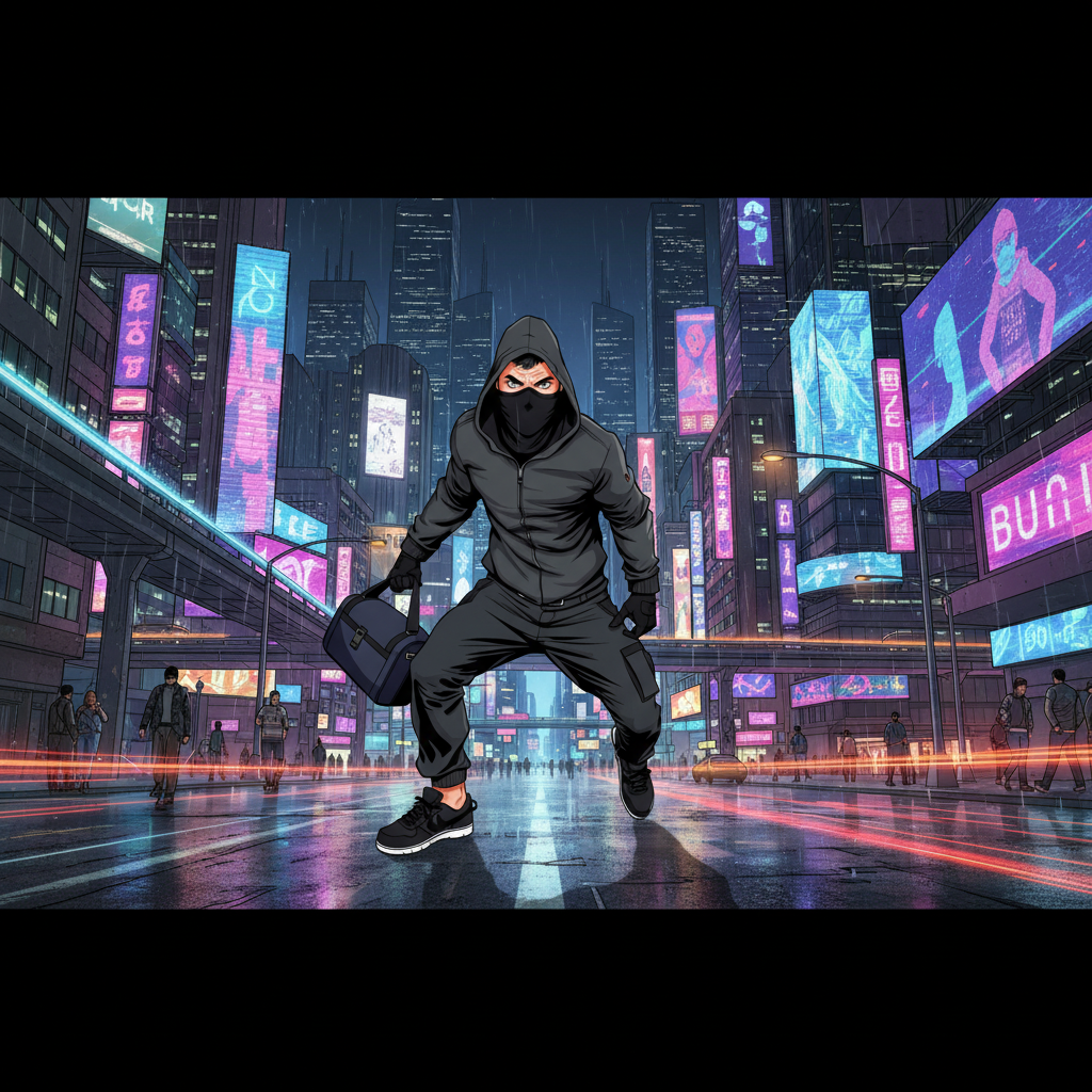 Crimson Comet: Harbor Heist — Superhero AI comic by qcrao