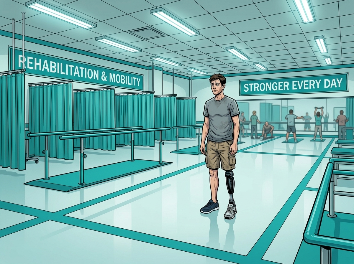 The Ghost Leg and the Coming Storm — Comic Book AI comic by Andrew Biggart