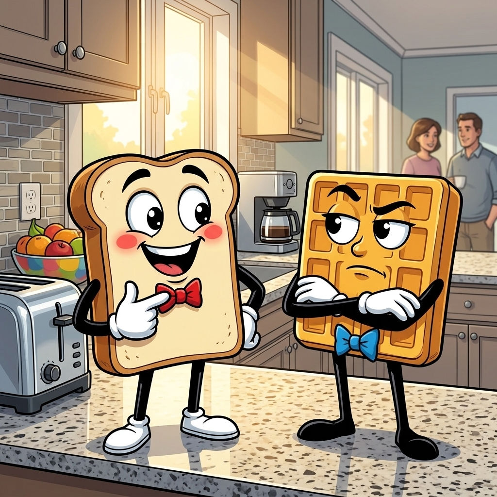 A Toasty Situation — Comic Book AI comic by Evie Bowe