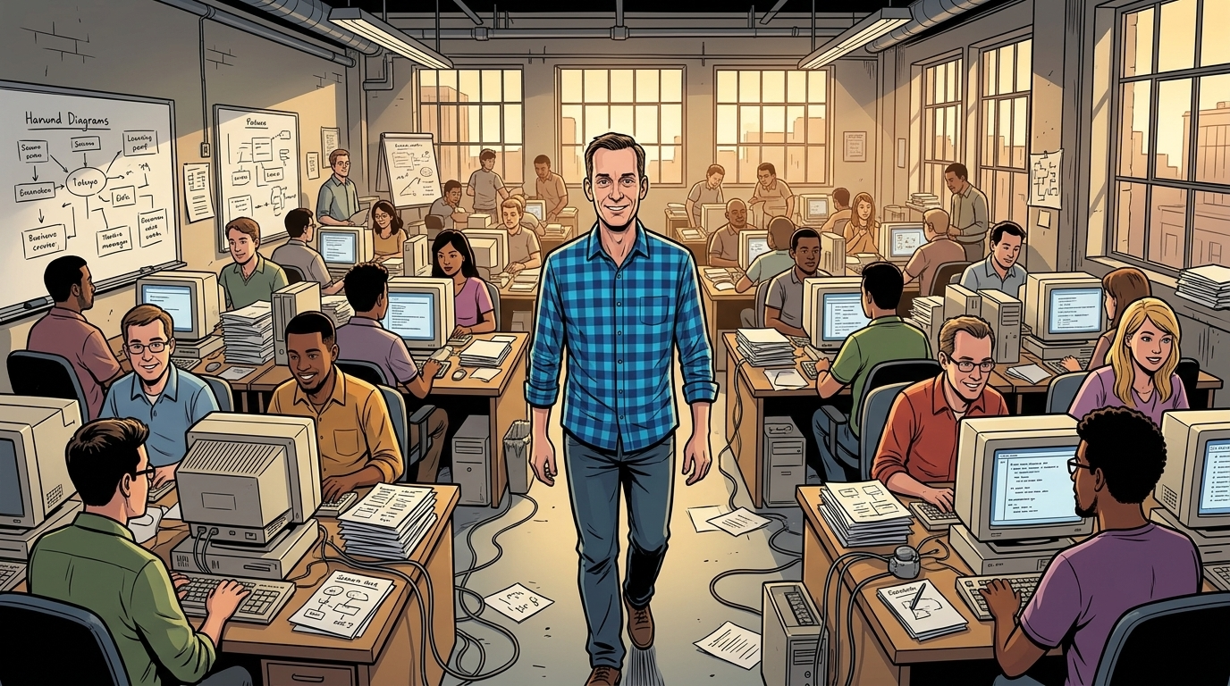 The Man Who Built Google's Brain — Comic Book AI comic by qcrao